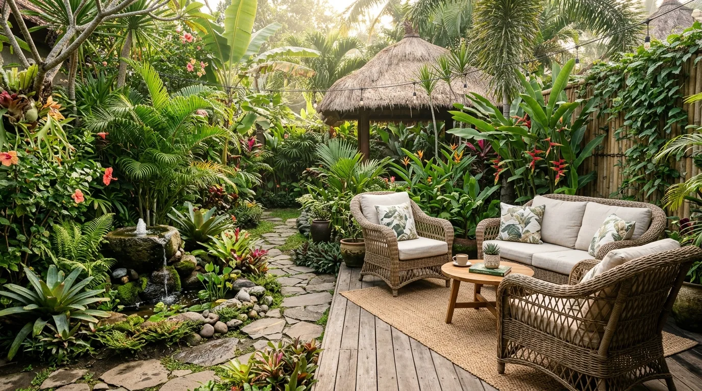 Tropical Backyard Oasis